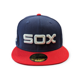 Chicago White Sox 1983 Road 75 Years Navy/Red New Era 59FIFTY Fitted Hat - Pro Jersey Sports