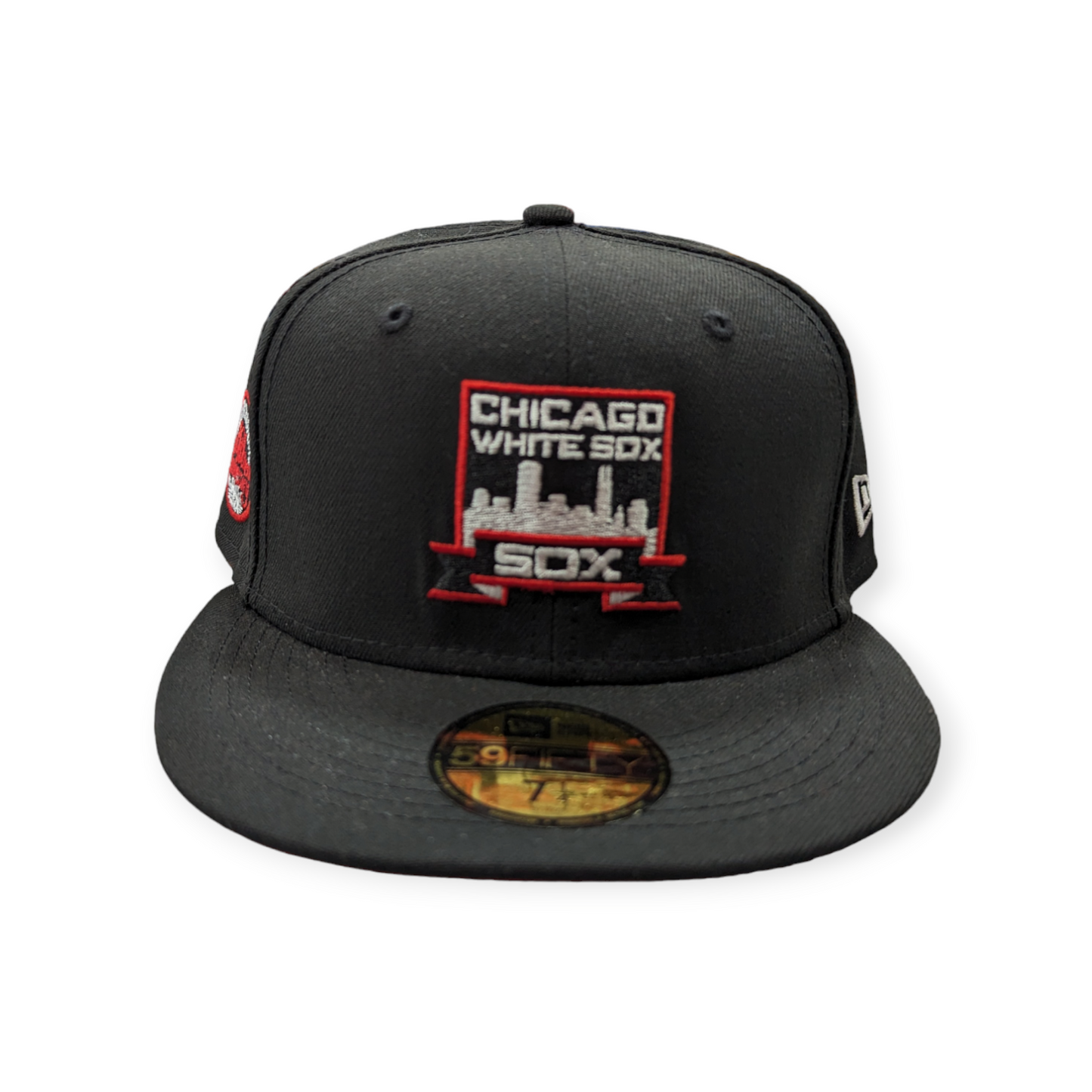 Chicago White Sox New Era Black Skyline Black 59FIFTY Fitted Hat