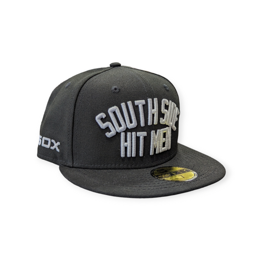 Chicago White Sox New Era Black South Side Hitmen 59FIFTY Fitted Hat