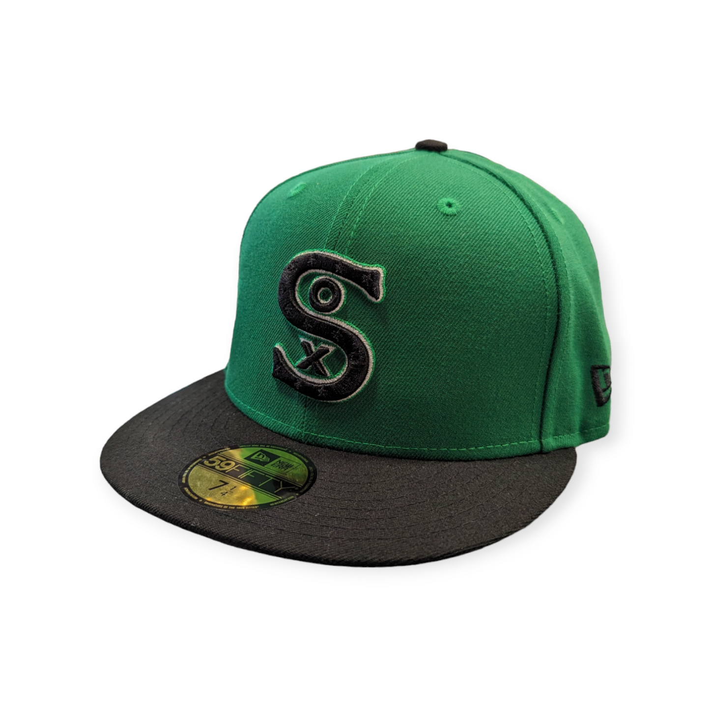 Chicago White Sox New Era 2 Tone Kelly Green/Black 1917 59FIFTY Fitted Hat