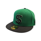 Chicago White Sox New Era 2 Tone Kelly Green/Black 1917 59FIFTY Fitted Hat - Pro Jersey Sports