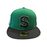 Chicago White Sox New Era 2 Tone Kelly Green/Black 1917 59FIFTY Fitted Hat - Pro Jersey Sports