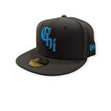 Chicago White Sox New Era Black/Electric Blue City Connect Southside 59FIFTY Fitted Hat - Pro Jersey Sports