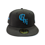 Chicago White Sox New Era Black/Electric Blue City Connect Southside 59FIFTY Fitted Hat - Pro Jersey Sports
