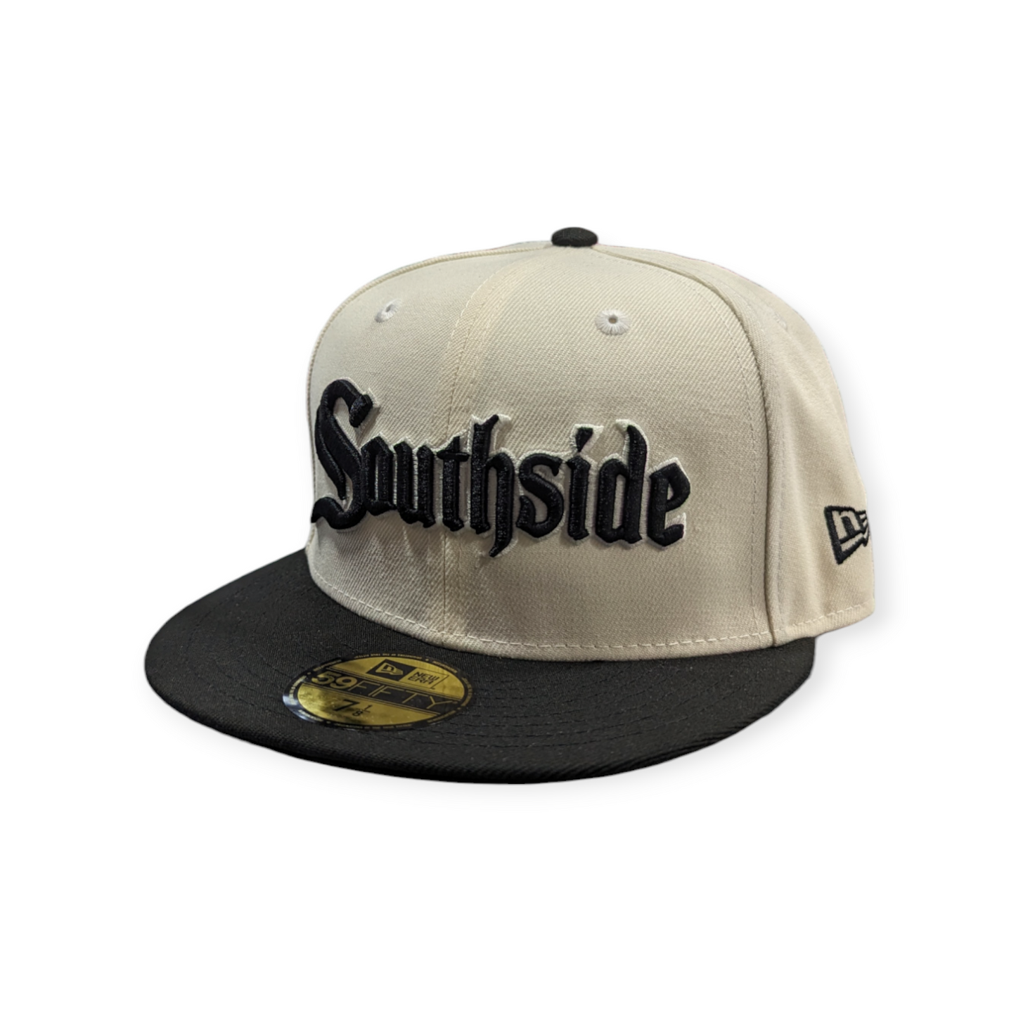 Chicago White Sox New Era Southside 2 Tone Chrome/Black City Connect 59FIFTY Fitted Hat
