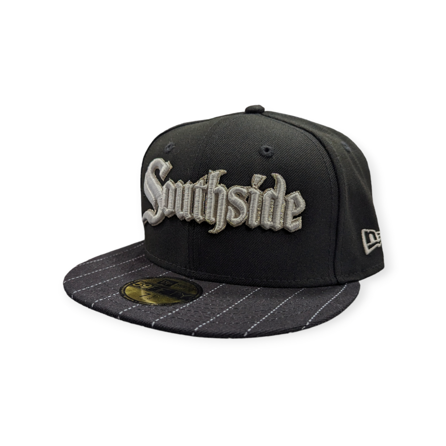 Chicago White Sox New Era Southside Black Stripe 59FIFTY Fitted Hat