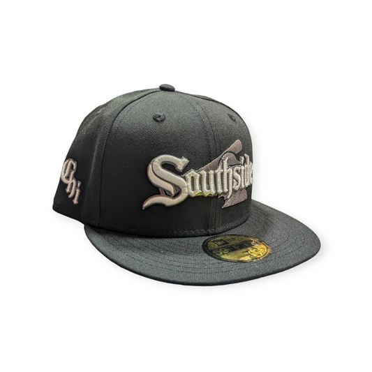 Chicago White Sox New Era Southside Batterman Black 59FIFTY Fitted Hat