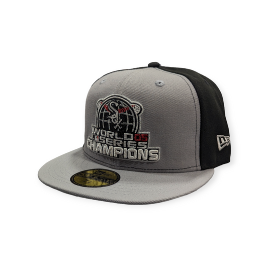 Chicago White Sox 2005 World Series Champions Locker Room Gray/Black 59FIFTY Fitted Hat