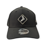 Chicago White Sox New Era Diamond Black 39THIRTY Flex Fit Cap - Pro Jersey Sports