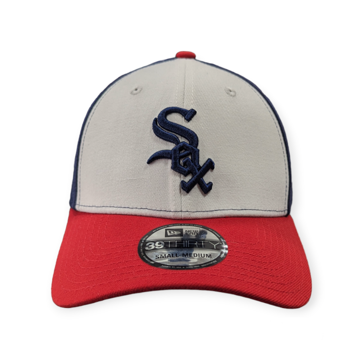 Chicago White Sox Mashup Navy/Red/White 39THIRTY Flex Fit New Era Hat