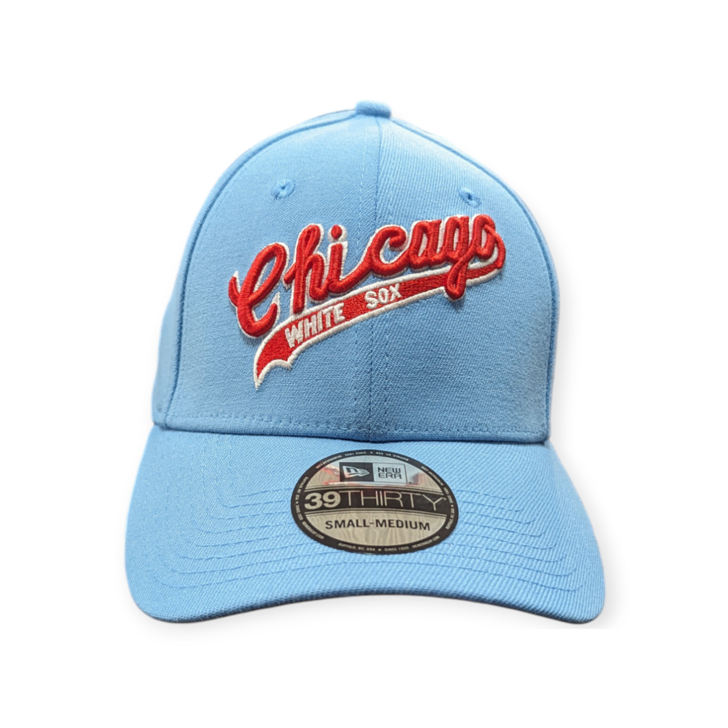 Chicago White Sox 1969-1972 Cooperstown Sky Blue 39THIRTY Flex Fit New Era Hat