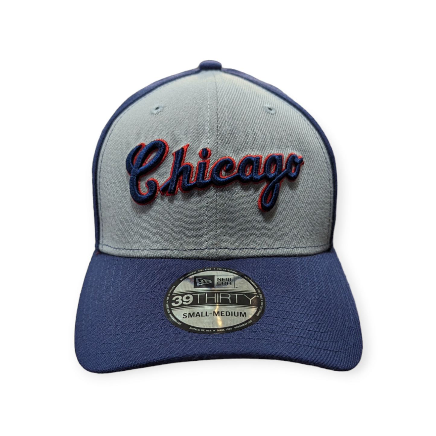 Chicago White Sox New Era 1987 Road Gray/ Navy 39THIRTY Flex Fit Hat