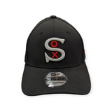 Chicago White Sox New Era 1917 Black 39THIRTY Flex Fit Hat - Pro Jersey Sports
