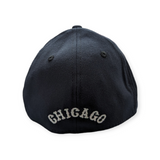 Chicago White Sox New Era 1930 Classic Navy/White Pinstripe 39THIRTY Flex Fit Hat - Pro Jersey Sports
