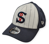 Chicago White Sox New Era 1930 Classic Navy/White Pinstripe 39THIRTY Flex Fit Hat - Pro Jersey Sports