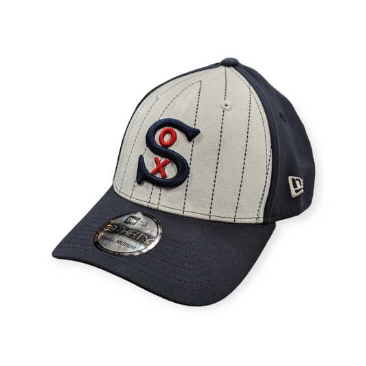 Chicago White Sox New Era 1930 Classic Navy/White Pinstripe 39THIRTY Flex Fit Hat