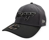 Chicago White Sox New Era Graphite/Black Script 39THIRTY Flex Hat - Pro Jersey Sports