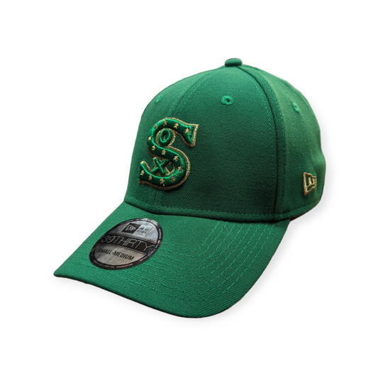 Chicago White Sox New Era 1917 Halfway To St. Patrick's Day Kelly Green 39THIRTY Flex Fit Hat