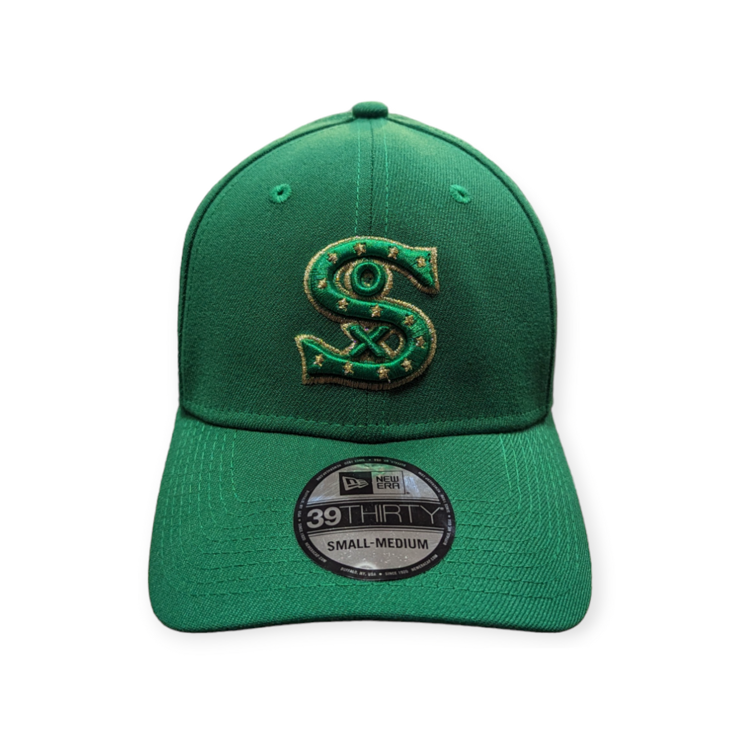 Chicago White Sox New Era 1917 Halfway To St. Patrick's Day Kelly Green 39THIRTY Flex Fit Hat