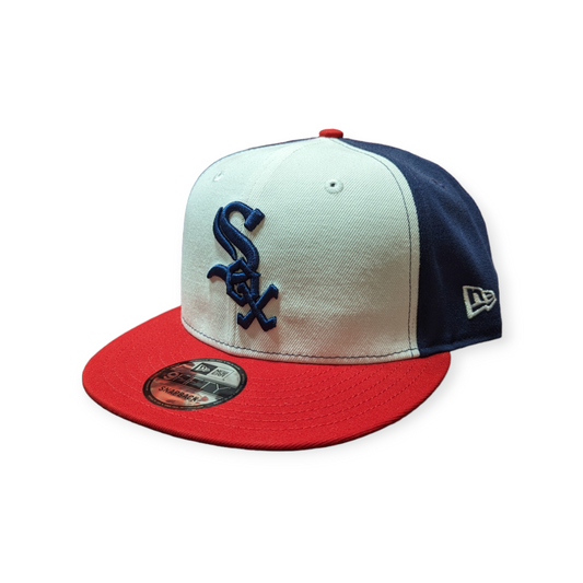 Chicago White Sox New Era Navy Red White Mashup 9FIFTY Snapback Hat