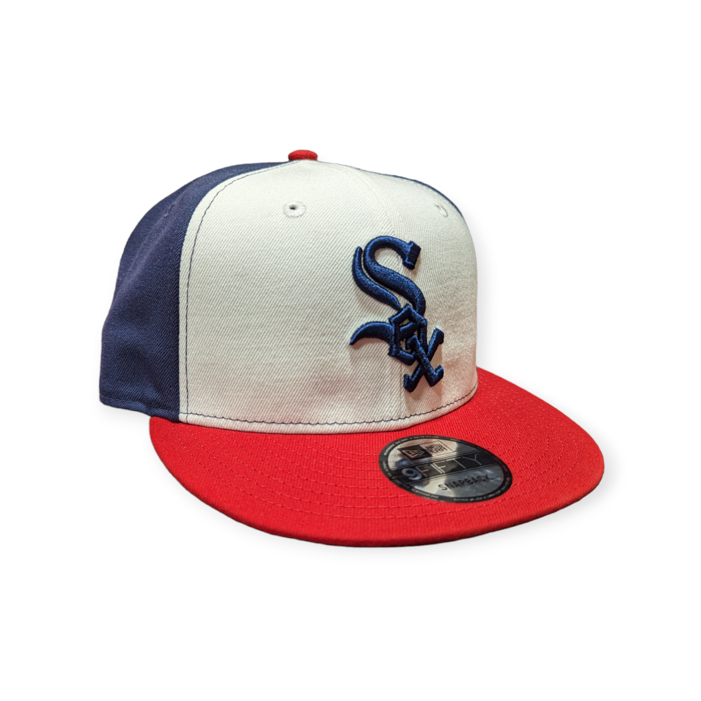 Chicago White Sox New Era Navy Red White Mashup 9FIFTY Snapback Hat