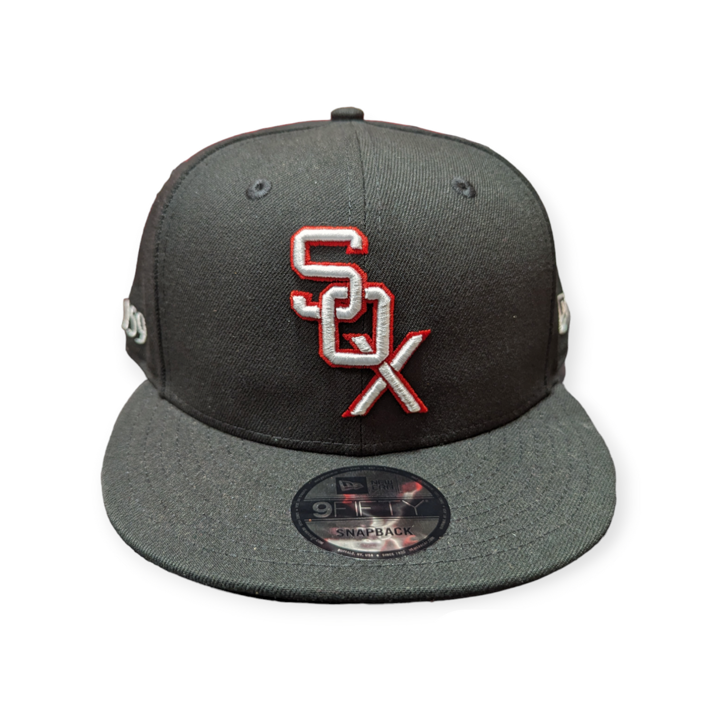 Chicago White Sox New Era Black 1959 9FIFTY Snapback Adjustable Hat