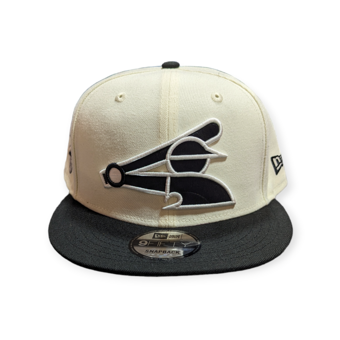 Chicago White Sox New Era Batterman 2 Tone Chrome/Black 9FIFTY Snapback Adjustable Hat