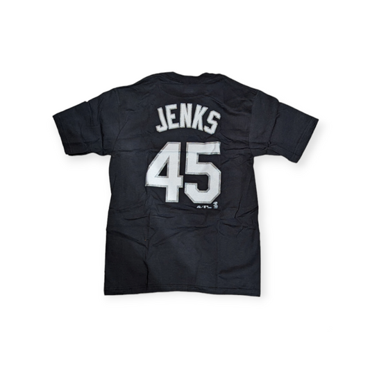 Youth Majestic Bobby Jenks Name and Number Chicago White Sox T Shirt