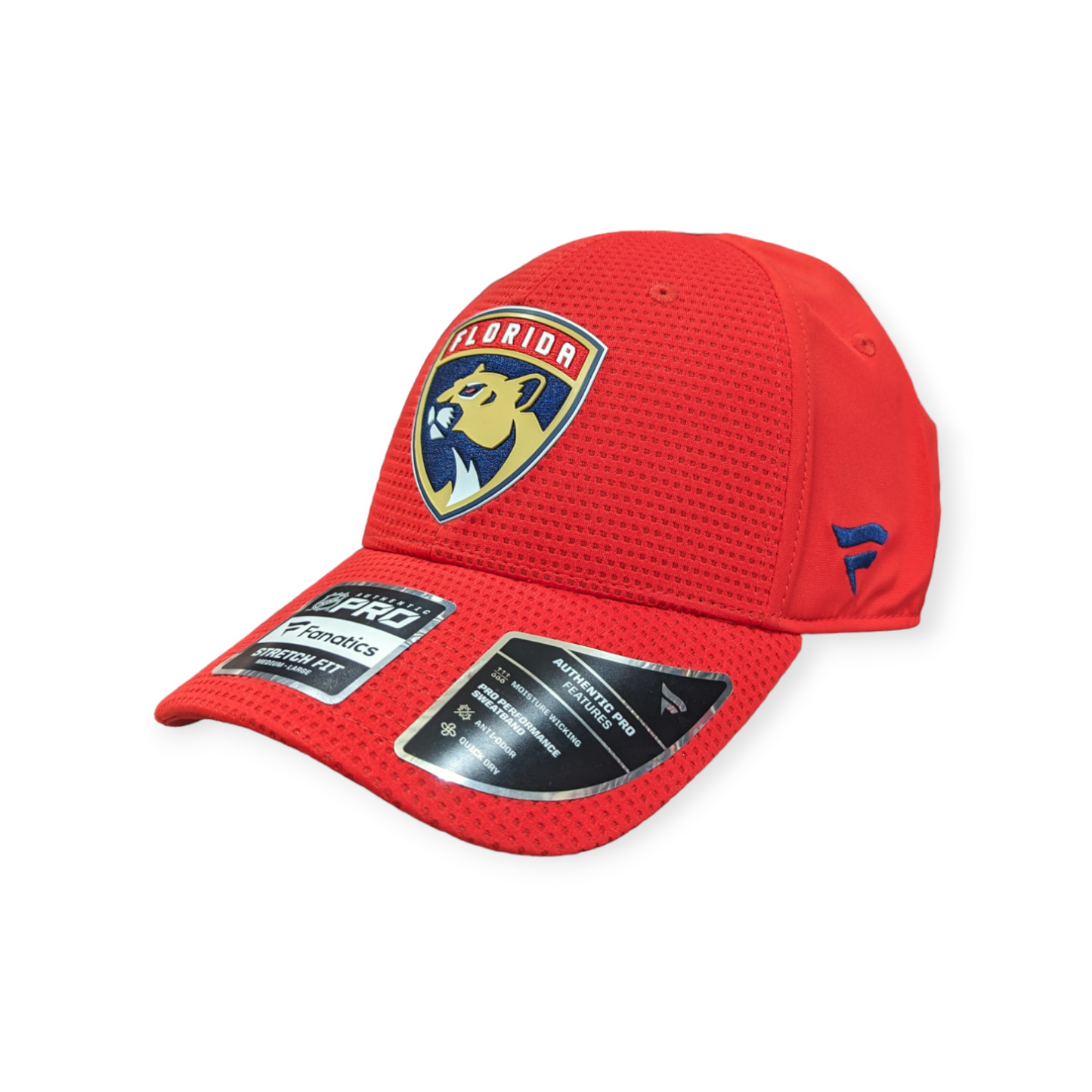 Men's Florida Panthers Red NHL Authentic Pro Rinkside Speed Flex Hat