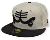 Chicago Bulls New Era Chrome/Black See Red 59FIFTY Fitted Hat - Pro Jersey Sports