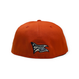 Chicago Bears "B" Logo Orange New Era 59FIFTY Fitted Hat - Pro Jersey Sports