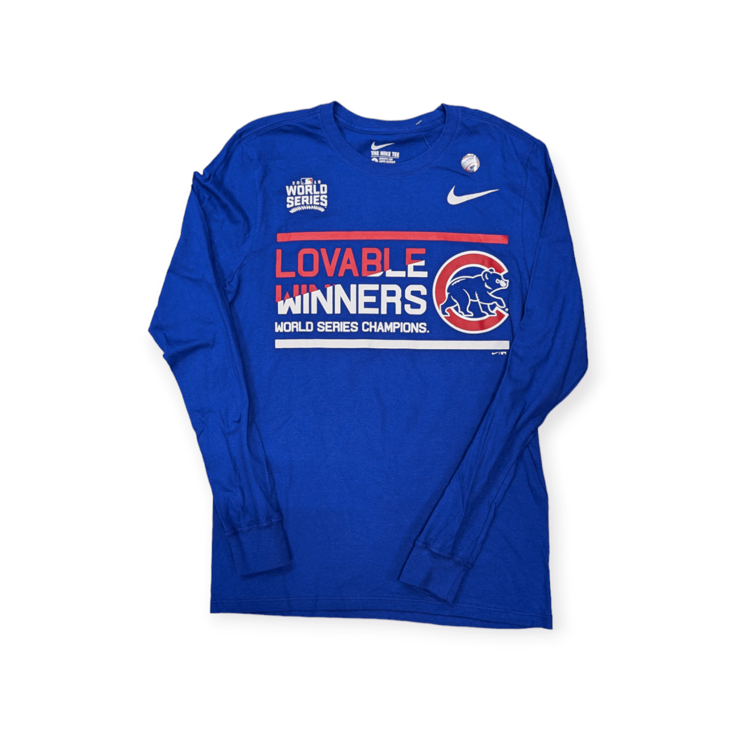 Men's Chicago Cubs Lovable Winners Champions Long Sleeve Shirt