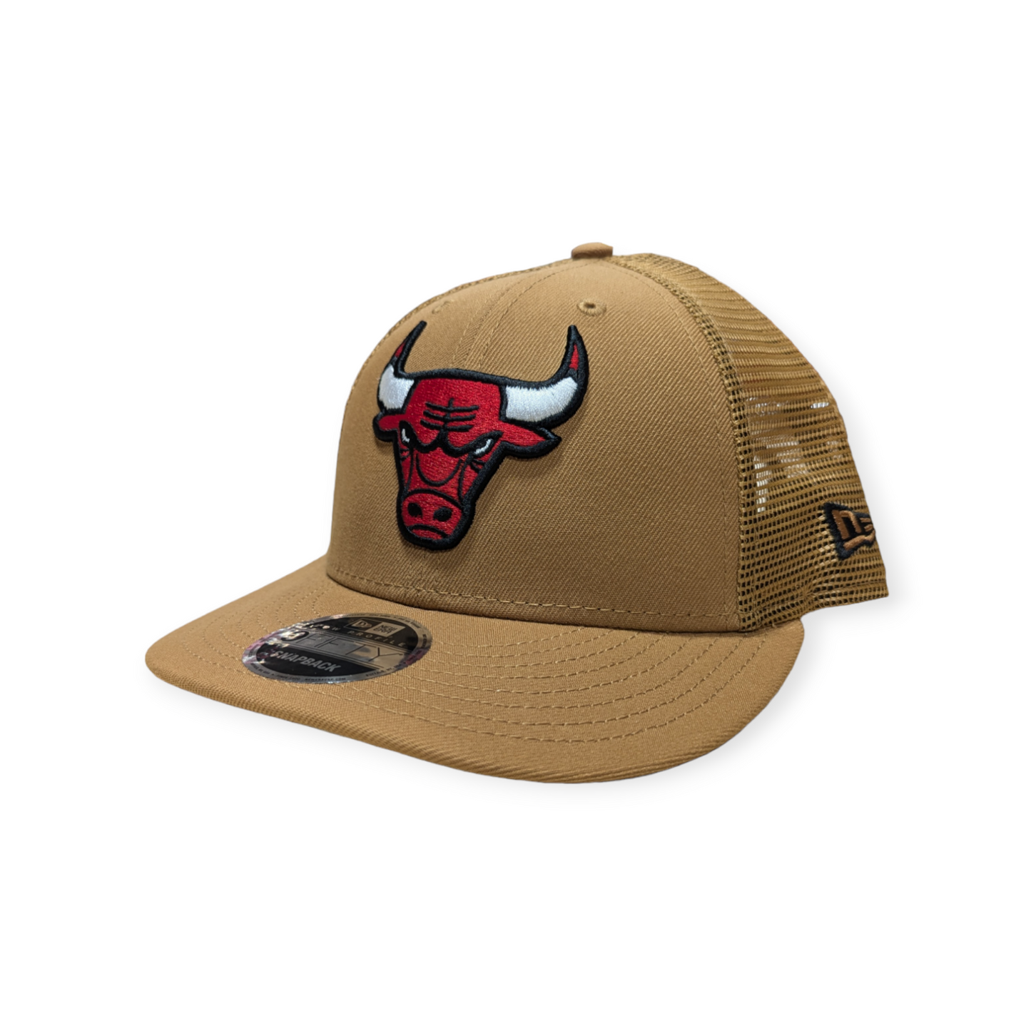 Chicago Bulls New Era Bronze Low Profile Trucker 9FIFTY Snapback Hat