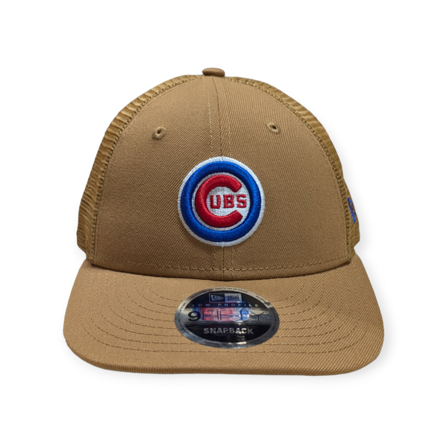 Chicago Cubs New Era Bronze Low Profile Trucker 9FIFTY Snapback Hat