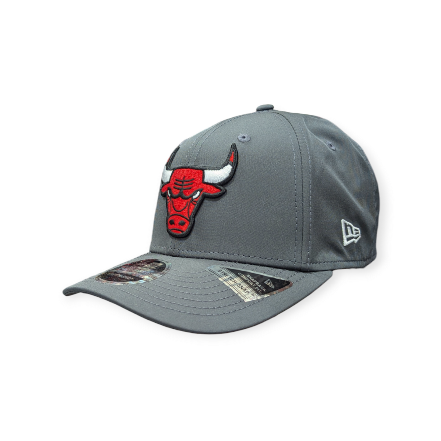 Chicago Bulls New Era Gray Performance 9SEVENTY Adjustable Hat