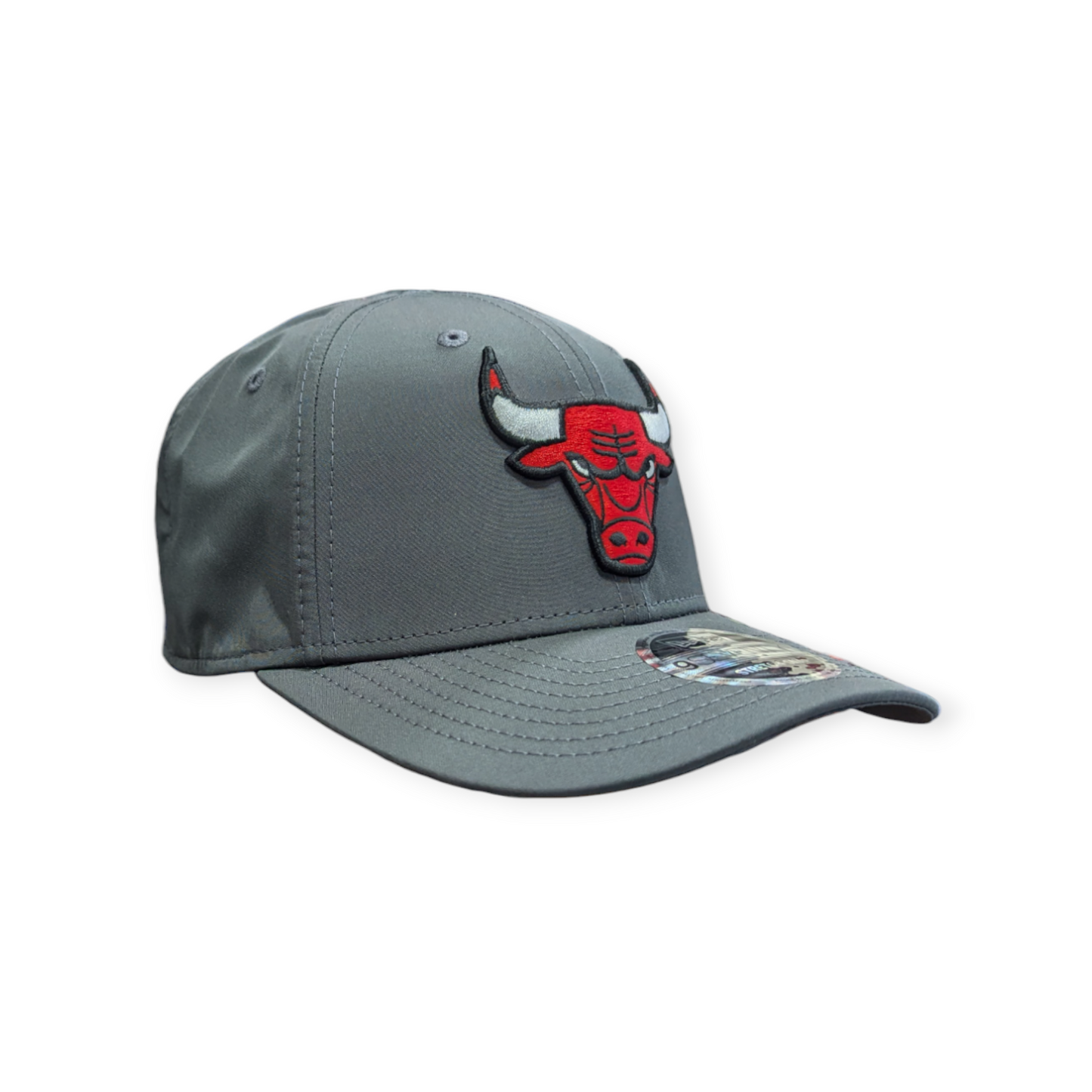 Chicago Bulls New Era Gray Performance 9SEVENTY Adjustable Hat