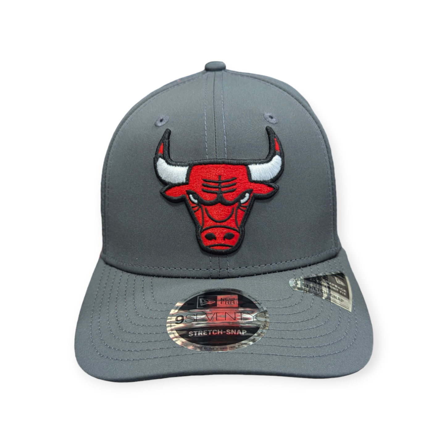 Chicago Bulls New Era Gray Performance 9SEVENTY Adjustable Hat