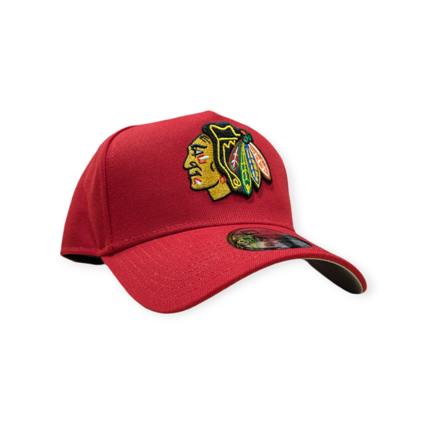 Chicago Blackhawks New Era Red 9FORTY A-Frame Adjustable Hat