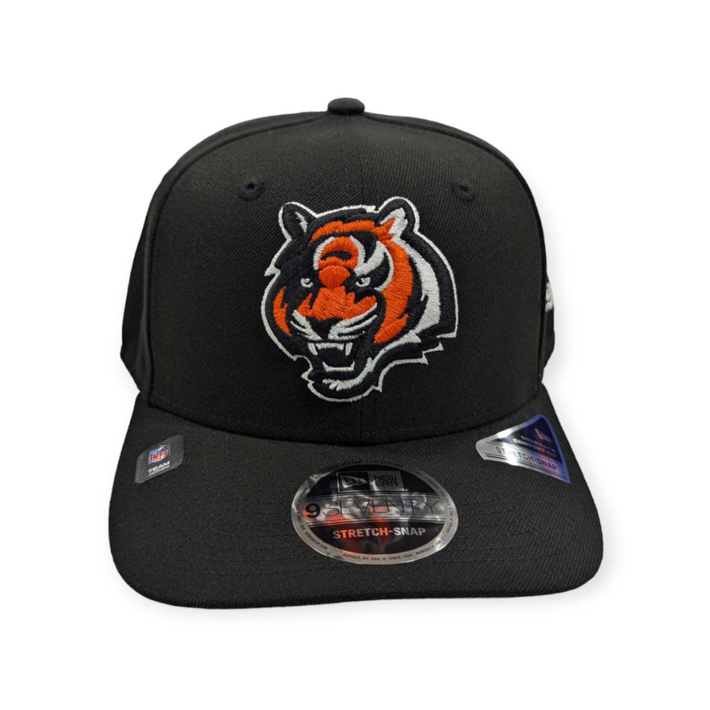 Cincinnati Bengals New Era Alternate Black 9SEVENTY Adjustable Hat