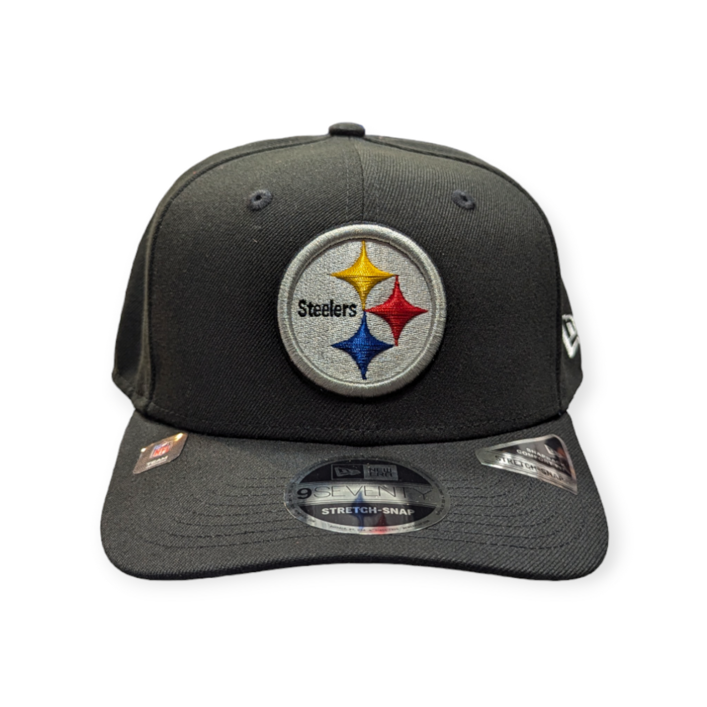 Pittsburgh Steelers New Era Black 9SEVENTY Adjustable Hat