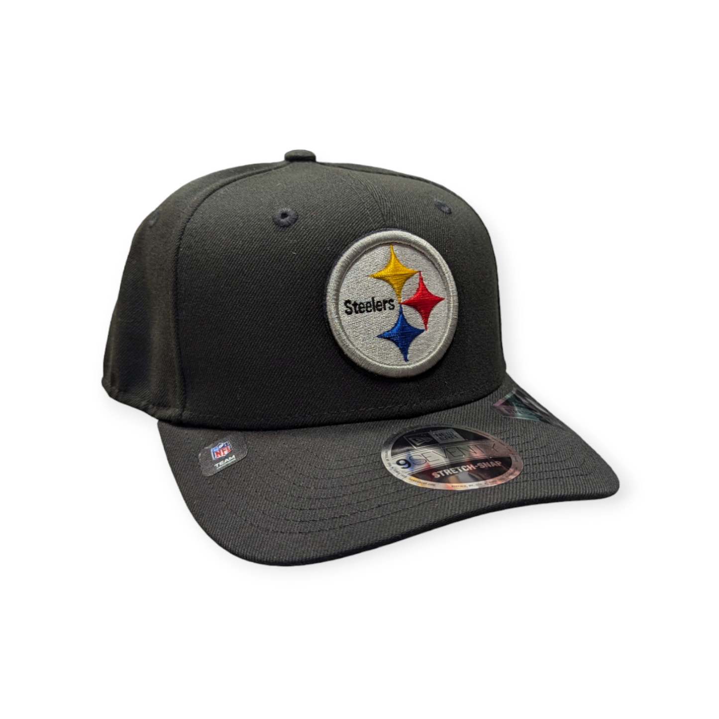 Pittsburgh Steelers New Era Black 9SEVENTY Adjustable Hat