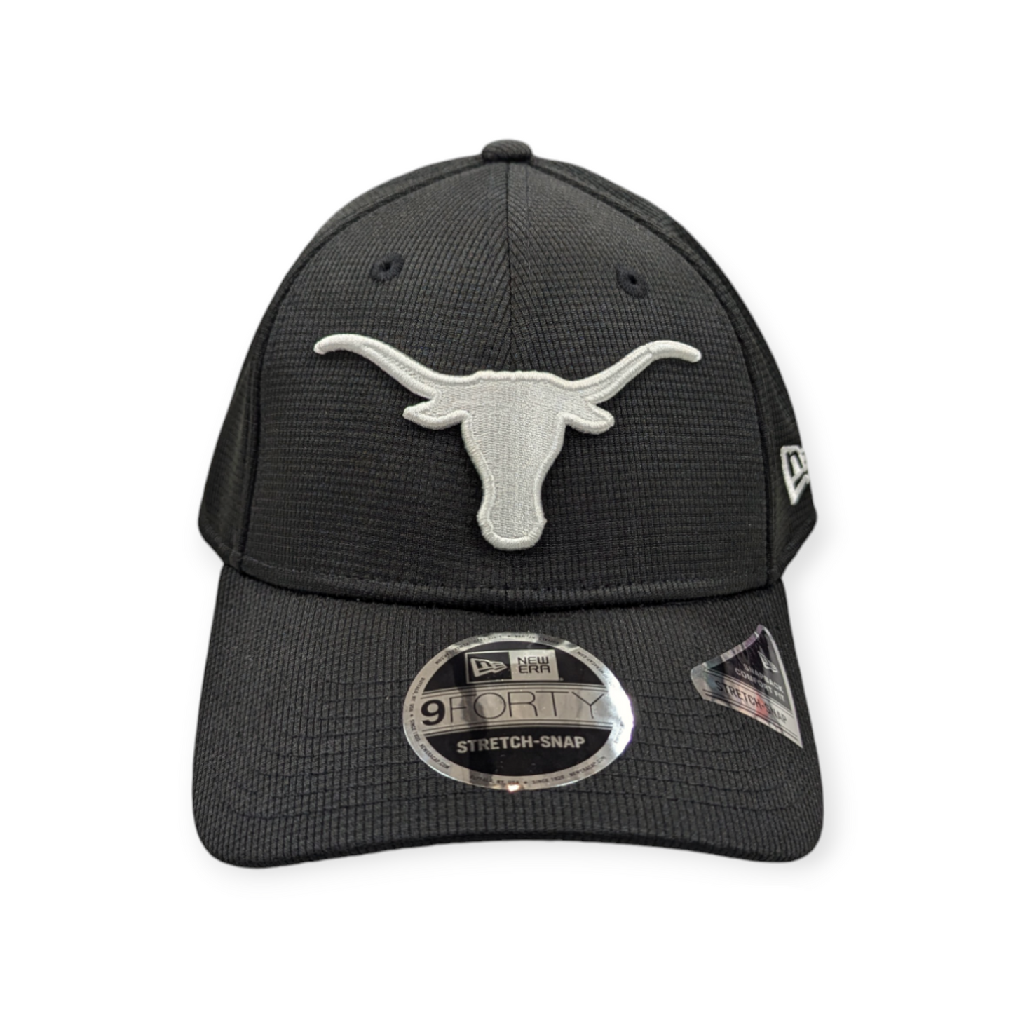 Texas Longhorns New Era Black Pivot 9FORTY Adjustable Hat