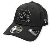 North Carolina Tar Heels New Era Black Pivot 9FORTY Adjustable Hat - Pro Jersey Sports