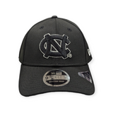 North Carolina Tar Heels New Era Black Pivot 9FORTY Adjustable Hat - Pro Jersey Sports