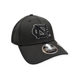 North Carolina Tar Heels New Era Black Pivot 9FORTY Adjustable Hat - Pro Jersey Sports