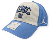 Men's Nike North Carolina Tar Heels White/Sky Blue Jumpman Club Adjustable Hat - Pro Jersey Sports