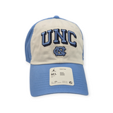 Men's Nike North Carolina Tar Heels White/Sky Blue Jumpman Club Adjustable Hat - Pro Jersey Sports