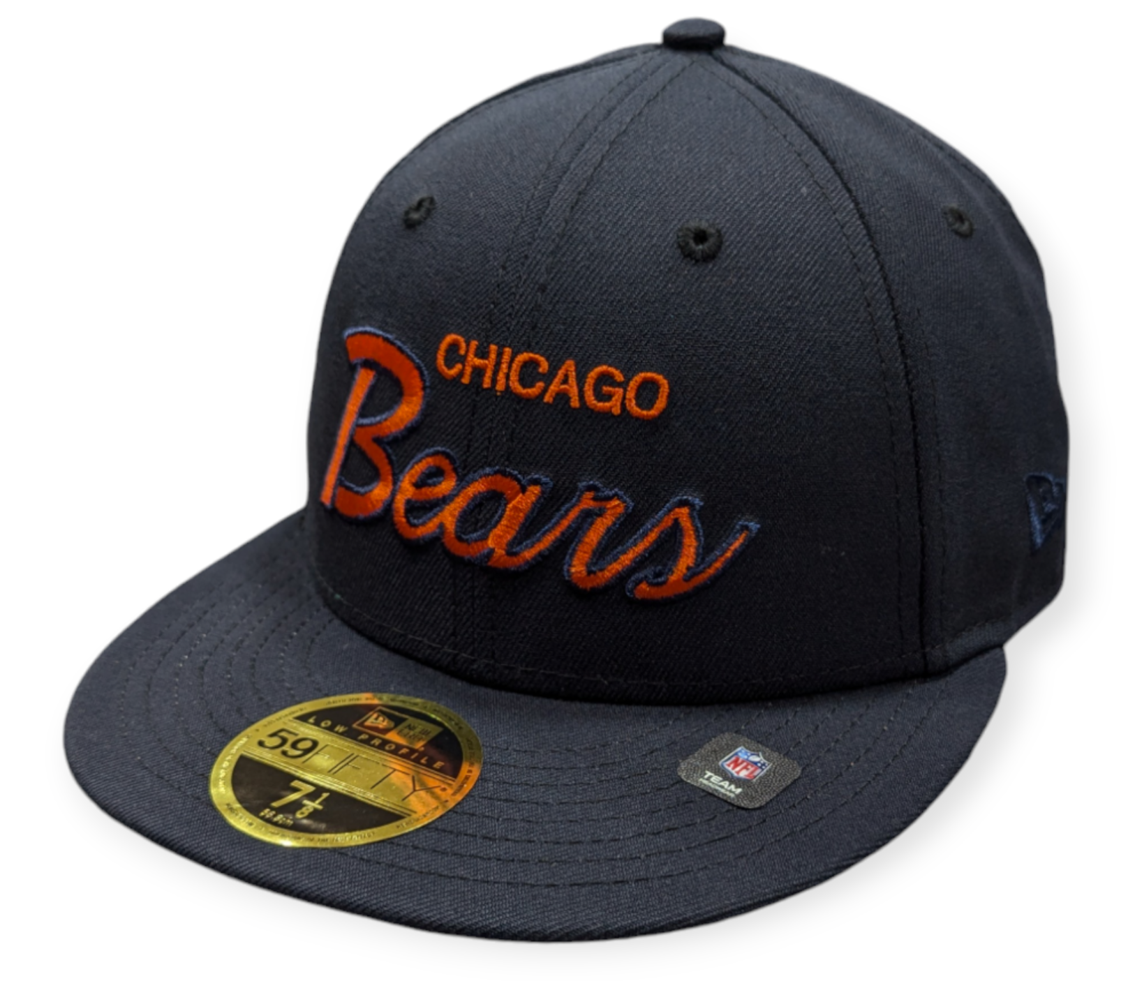 Chicago Bears Griswold Deep Navy New Era Low Profile 59FIFTY Fitted Hat 7 1 2 Navy