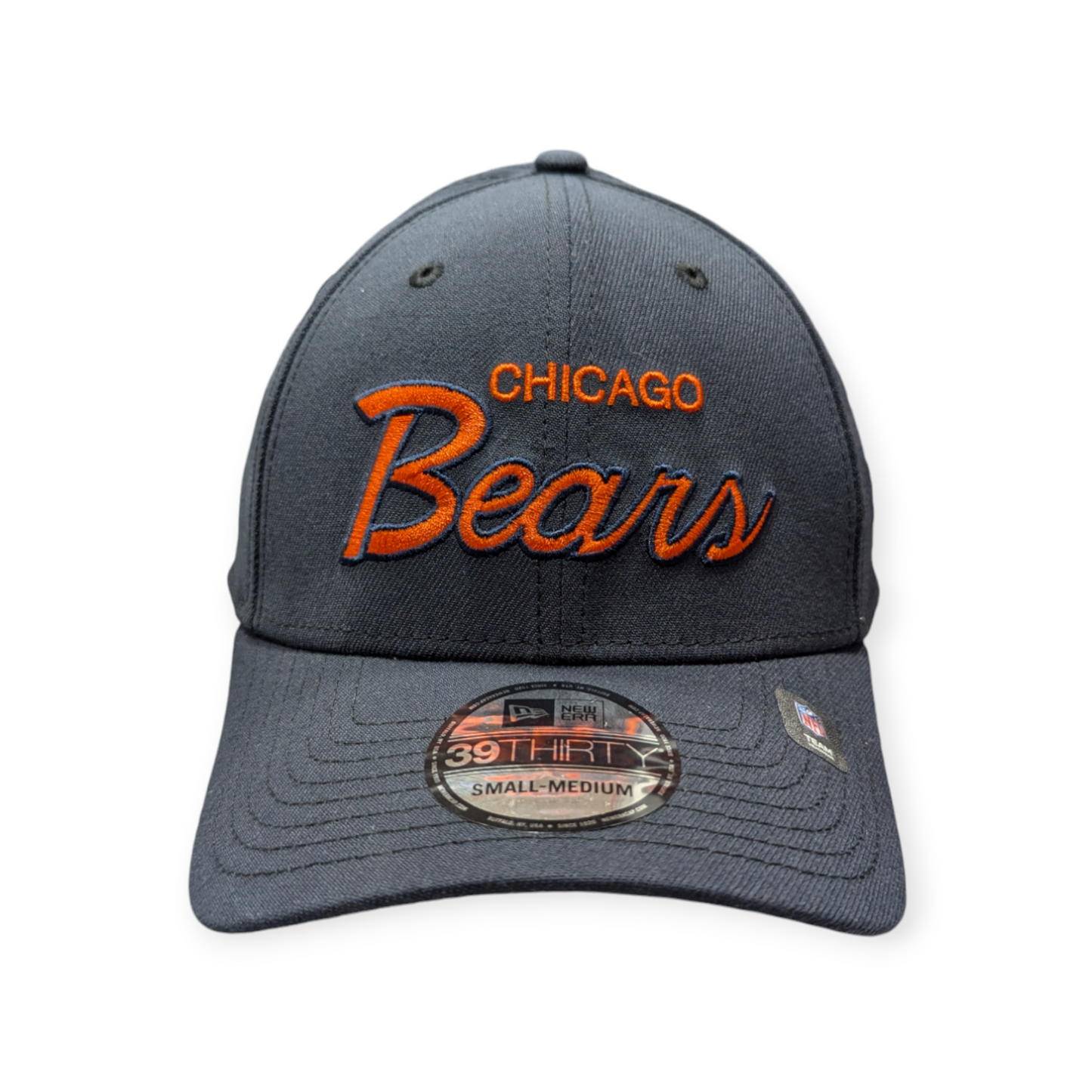 Chicago Bears New Era Griswold Deep Navy 39THIRTY Flex Hat