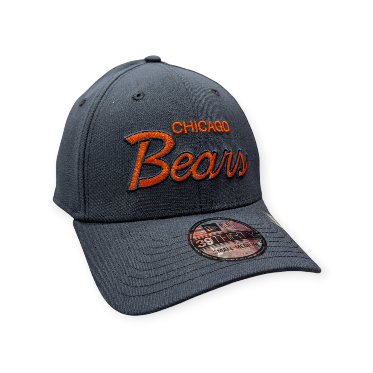 Chicago Bears New Era Griswold Deep Navy 39THIRTY Flex Hat